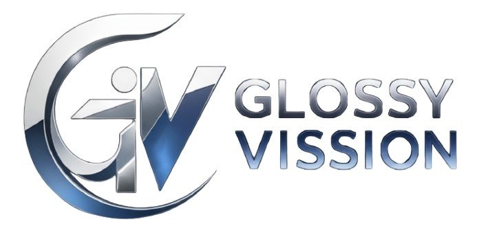 Glossy Vision logo light